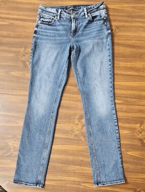 Silver Jeans Women's Light Blue Straight-Leg Jeans
